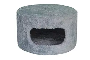 CAT -2000 Wood Cat House (Grey, Xl)