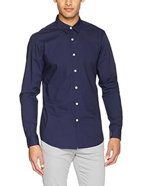 New Look Herren Businesshemd Washed Poplin