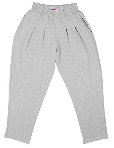 Musclealive Hommes de Fitness Culturisme Pantalons Mens Gym Bodybuilding Baggy Pants Coton et Spandex