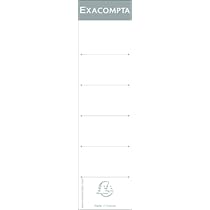 Étiquettes Autocollantes Pour Classeurs - Lot De 100 (50x 5.4x19 Cm + 50x 3.6x19 Cm) - Papier Couché 80g - Pour Bureau, école, Maison - Organisation Fichiers