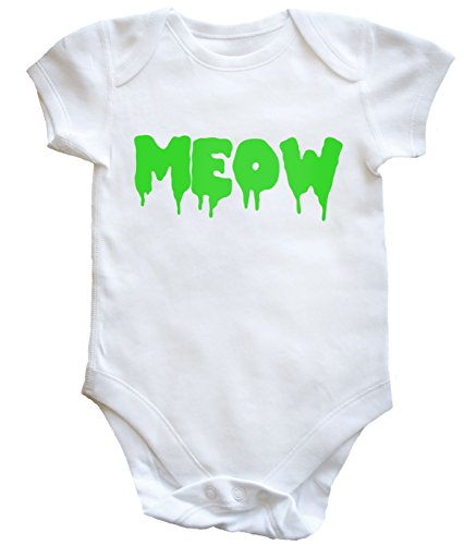 HippoWarehouse MEOW baby vest boys girls