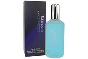 FINE PERFUMERY HiddenCode Sports Mens Fragrance Eau De Toilette Spray Pour Homme 100ml