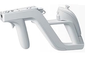 REY Zapper Gun do Nintendo Wii do włożenia pilota i Nunchuck w kolorze białym