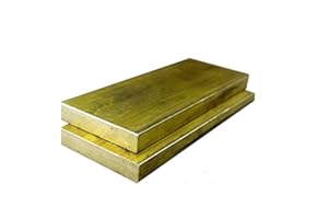 NICOLIE H62 Messingblock, Messingplatte, Messingblech, Messing Patch Handarbeit Diy Material - 100x40x5mm