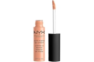 NYX Professional Makeup Rouge à Lèvres Soft Matte Lip Cream, Fini Mat Crémeux, Couleur Ultra-Pigmentée, Tenue Longue Durée, Teinte : Cairo