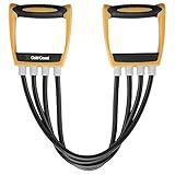 Gold Coast Chest Expander with 4 Resistant Heavy Duty Latex Tubes (26-104KG Resistance)