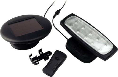 10 LED Portable Solar Light With Remote Control Shed Garage