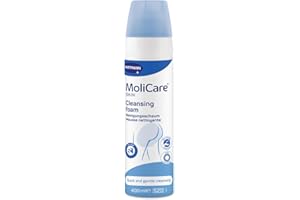 MoliCare Skin - Mousse Nettoyante Pour la Toilette Intime - pH Neutre à la Peau - S'utilise Sans Eau - 400 ml