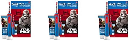 Oral-B Stages Power Kids Electric Toothbrush Star Wars &amp; Toothpaste GIFT SET - PACK OF 3