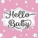 Produktbild Hello Baby: Baby Shower Guestbook - Space for Photos - Adorable Pink Stars (Adorable Sign In Guest Books & Memory Keepsake, Band 2)