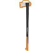 Fiskars Balta 2,57 kg, Saklama ve taşıma &ccedil;antası ile, Uzunluk: 96 cm, Yapışmaz kaplama, &Ccedil;elik bı&ccedil;ak/Fiberglas sap, Siyah/Turu