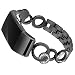 Produktbild für Fitbit Charge 2 Uhr Intelligent Uhr Smart Watch Ersatz Kristalldiamant Riemen Uhrenarmband Armband Handschlaufe Strap für Herren Damen (Schwarz)