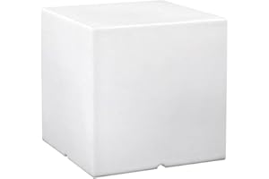LUMISKY Cube lumineux tabouret filaire pour extérieur LED blanc CARRY 40cm culot E27