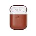 Produktbild TRBOL AirPods Hülle, Tasche Leder Vintage Schutzhülle Stoßfeste Slim und Lightweight Ledertasche Hülle Case Cover kompatibel für Apple AirPods 1 & 2 Aufladen Case (3)