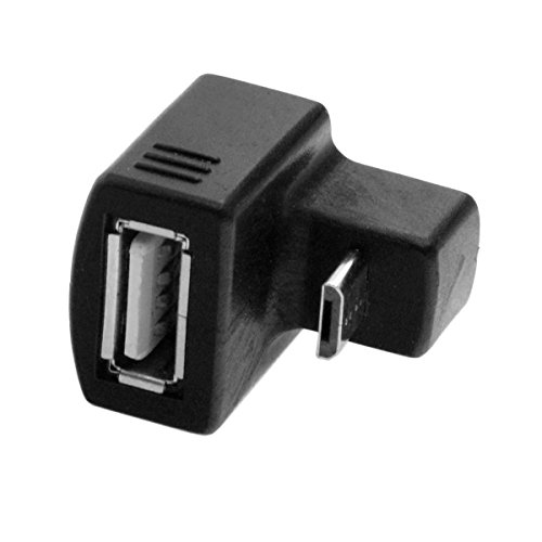 CY bis rechts 180 Grad abgewinkelter micro USB OTG zu USB 2.0 Buchse Verlängerung Adapter für Handy & Tablet - 5