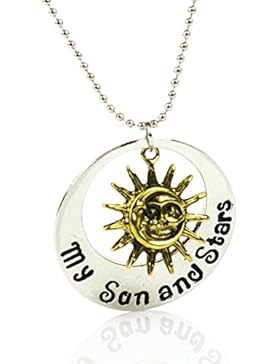 Khal Khaleesi Mond Of meinem Leben mein Sun und Stern-Anhänger Game Of Thrones Halskette