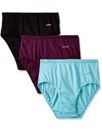Lovable Women's Cotton Brief (Pack of 3)(Colors May Vary)