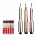 DANCINGNAIL 20000RPM Electric Pen Manicure Machine Nail Art Acrylic File Drill 6 Bits Set pink 220V