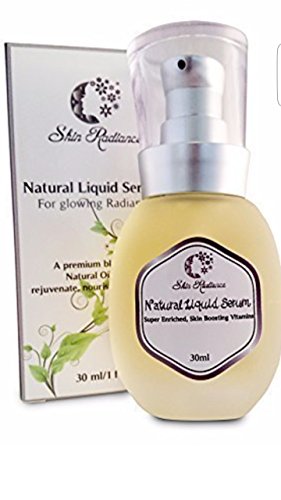 Skin Radiance UK 100% Natural Liquid Serum (Derma Roller Serum) 30ml - Premium Oil Blend with Fresh Ingredients for Maximum Results Naturally - Anti Aging Serum* Plumps Skin* Fills Out Lines & Wrinkles* Evens Out Skin Tone* Brightens Skin with a Dewy Glow* Packed with Plant Extracts, Essential Fatty Acids and Wrinkle-Fighting Antioxidants. Produced in UK by Skin Radiance.