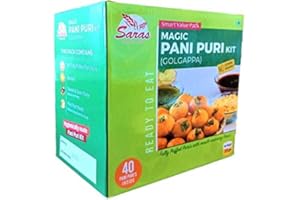 SARAS FLAVOURS OF ASIA Saras Magic Pani Puri Kit (GolGappa) 320gm - Ready to Eat