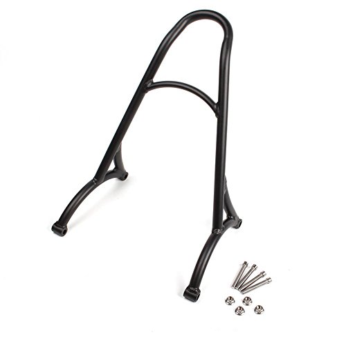 Respaldo de pasajero para motocicleta Triclicks, negro para Harley Davidson Sportster XL 883 1200 XL883 XL1200 X48 2004-2016