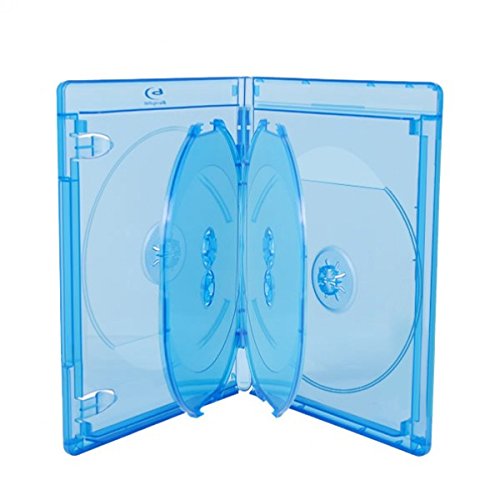 Elite Blu-ray 6er Hüllen, 14 mm, Blau, Transparent, 5 Stück - 2