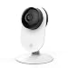 Produktbild [Verbesserte Version]YI Home Kamera 1080p FHD Wireless IP Security Surveillance System , Nachtsicht IR, Lens Distortion Correction, Haus Monitor und Babymonitor Überwachnungskamera mit 2-Way Audio , WIFI und App für Handy/PC -Weiß