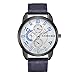 Produktbild Uhren Herren,Pottoa DREI Augen Gürtel Quarzuhr für Damen und Herren - Herren Quartz Analog Uhren - Mode Herrenarmbanduhr Herren Armband - Automatik Herrenuhr Luxus Uhr