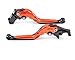 Produktbild Tencasi Orange CNC Bremshebel Kupplungshebel Klappbar Ausziehbar für KTM 1190 Adventure/R 2013-2016, Super Adventure 1290 S/T/R 2015-2017