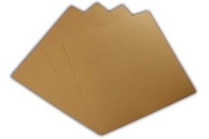 25 EcoSwift 12x12 Chipboard Cardboard Craft Scrapbook Material Scrapbooking Packaging Sheets Shipping Pads Inserts 12 inch x 12 inch Chip Board