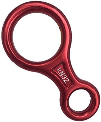 LZH SPORT 2 Pcs Figure 8 Descender Aluminum Alloy Rescue Rock Climbing Downhill Rappelling Gear