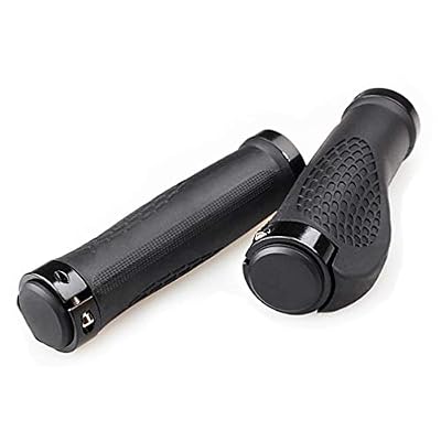 SYG_FR 1 Paire Bicyclette Poignées Ergonomique Design Antidérapant Cyclisme Vélo Guidon avec Alliage d'aluminium Verrouiller Bague pour MTB BMX Vélo de Montagne par SamGreatWorld