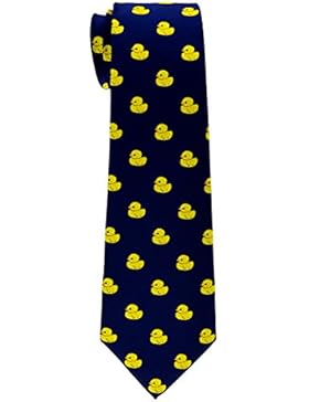 Retreez Classic Gummi Ente gewebte Mikrofaser Boy 's Tie–8–10Jahre–verschiedenen Farben