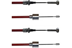 FKANHÄNGERTEILE 2 x ALKO Longlife montage 247285 câble de frein de la remorque Longueur: 1020mm/1216mm