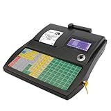 Viele Funktionen: 150 Tischspeicherplätze mit Splitfunktion, Druckgeschwindigkeit = 170 mm/Sekunde, 99 Bediener können hinterlegt werden, Tastatur ist individuell programmierbar, Datensicherung durch Flash-Speicher