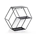 Produktbild Wandregal Einfache Schmiedeeisen Hexagonal Wohnzimmer Schlafzimmer Wand Finishing Rack Dekoration Lagerung