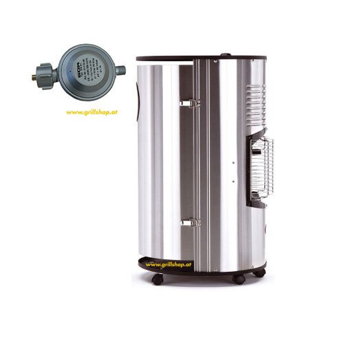 Gasofen Burny Sahara Inox Pro mit Regler