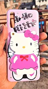 KYANDIVA Mirror Kitty Compatible with Samsung Galaxy A50S Mirror Kitty |Shockproof & Anti-Scratch Soft Silicone TPU Rubber Cute 3D Mirror Kitty Back Cover for Samsung Galaxy A50S -|Color May Vary