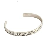 Epinki 925 Sterling Silber Armband Punk Rock Retro Einstellbar Indian Adler Totem Freundschaftsarmbänder Herrenarmband