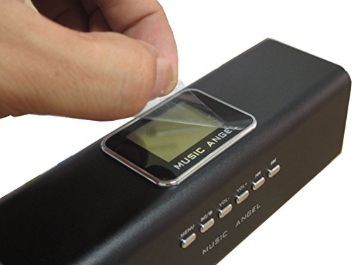 Music Angel- FM-Radio/MP3 Player – Line In / MicroSD – Stereo Lautsprecher / Boxen / Soundstation / für Handy, PC, LAPTOP, NETBOOK, Tablet – Farbe Schwarz - 5