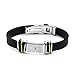 Produktbild LZHMNew Herren- Armbänder Titan Stahl Silikon Armband Kreuz Schriften