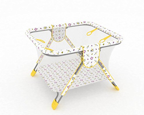 Preisvergleich Produktbild Polini Kids Laufgitter Comfort tragbar / klappbar gelb, 1357-3