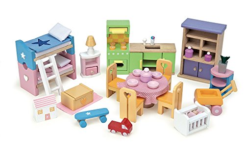 Le Toy Van Sweetheart Cottage Doll's House (with furniture)