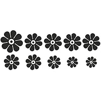 Autoaufkleber Blumen - Fleur - 10er Set