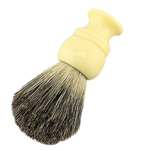VIGSHAVING 24mm knot Resin Handle Mix Badger Hair Men Brush for Shaving - Image 6