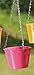Produktbild Pflanztopfhänger Sol Metall rosa/ pink D 15 cm Blumenampel Hängeampel Hängetopf