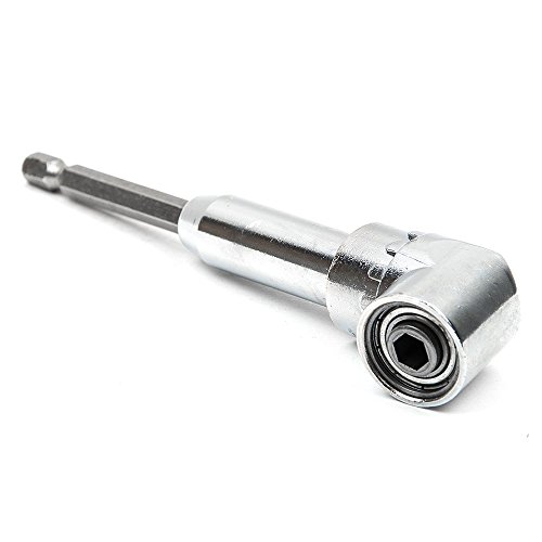 GOBEST 105 ° Winkel Verlängerung 1 / 4inch 6mm Sechskant Bohrer Schraubendreher Holder Adapter (GB-0020) - 4