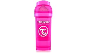 Twistshake 78007 Anti-Colic Babyflasche, 260 ml/9 oz, rosa