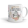 TAJNAN Good Things Come to Those Who Create Printed Coffee Mug (350ml,Multicolor) - Best Gift for Valentines