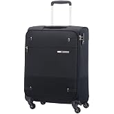 Samsonite Base Boost Cabin Trolley Case, 55 cm | Black, soft case, 55H x 40W x 20D cm, 39 L, 2 kg, with TSA lock and smooth s